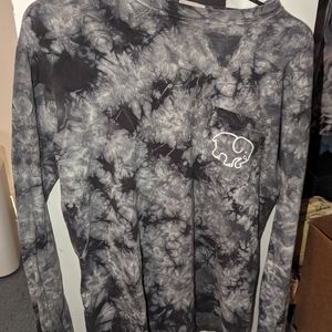 NWOT ivory Ella long sleeve tie dye top
